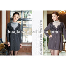 Modern office lady Cashmere sweater dress